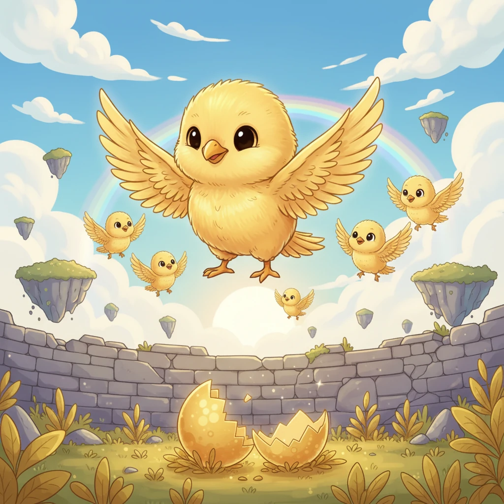 Beyond the Wall: Aurelius's Golden Flight - fairy-tale