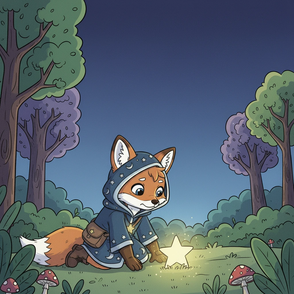Flicker tried to nudge Starlet with his nose, hoping to push her back into the sky, but she was too light to go far. He then tried to gently pick her up with his mouth, but she slipped right through his grasp. Starlet giggled again, but a hint of sadness flickered in her glow.