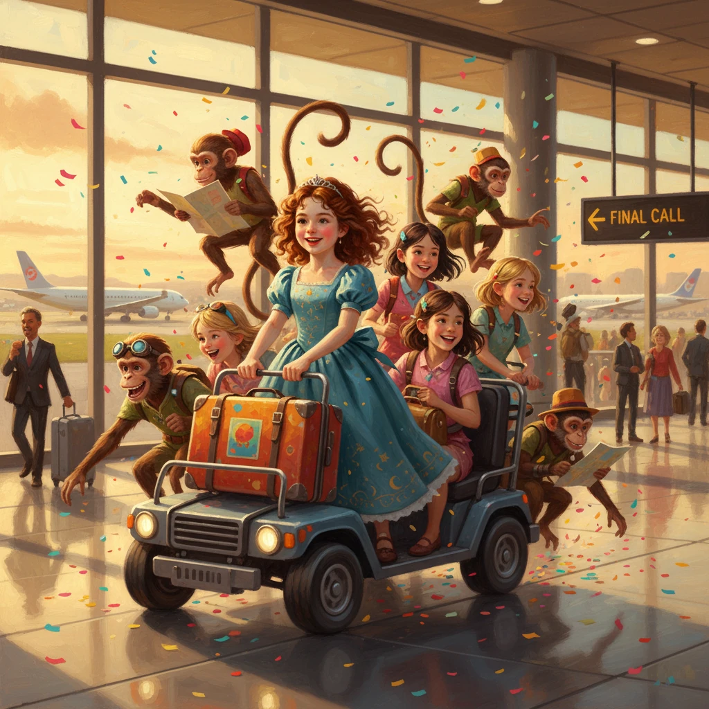 Nessa's Big Airport Adventure
