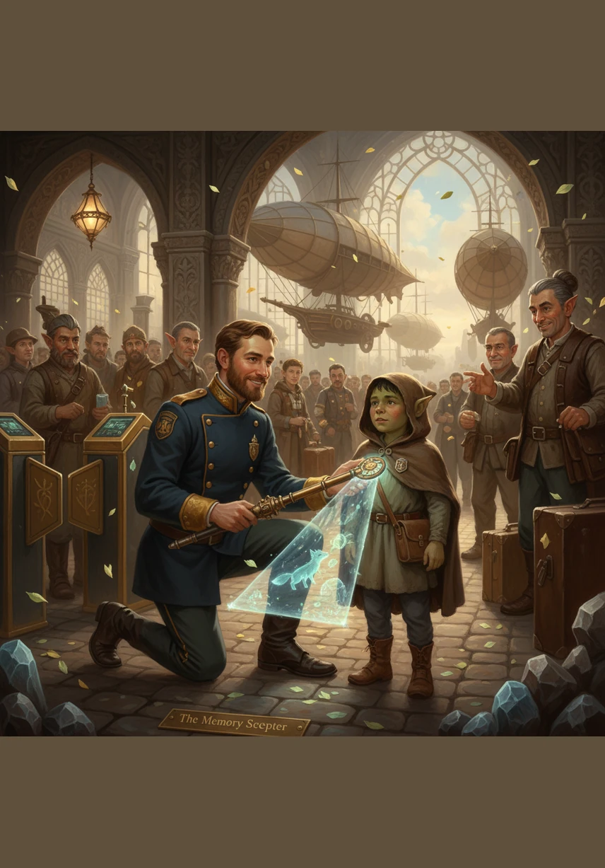 At the security gate, a friendly uncle uses a special buzzing wand to check the monkeys, while a kind auntie helps the girls walk through the scanner. Everyone is very brave and follows the rules with big smiles on their faces.