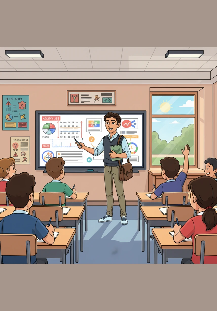 In the fourth lesson, Arman analyzes his information by using a comparison chart to evaluate different perspectives. Tasks involve identifying the strengths and weaknesses of a specific idea, finding a hidden cause for a problem, and brainstorming creative solutions while reflecting on the process.