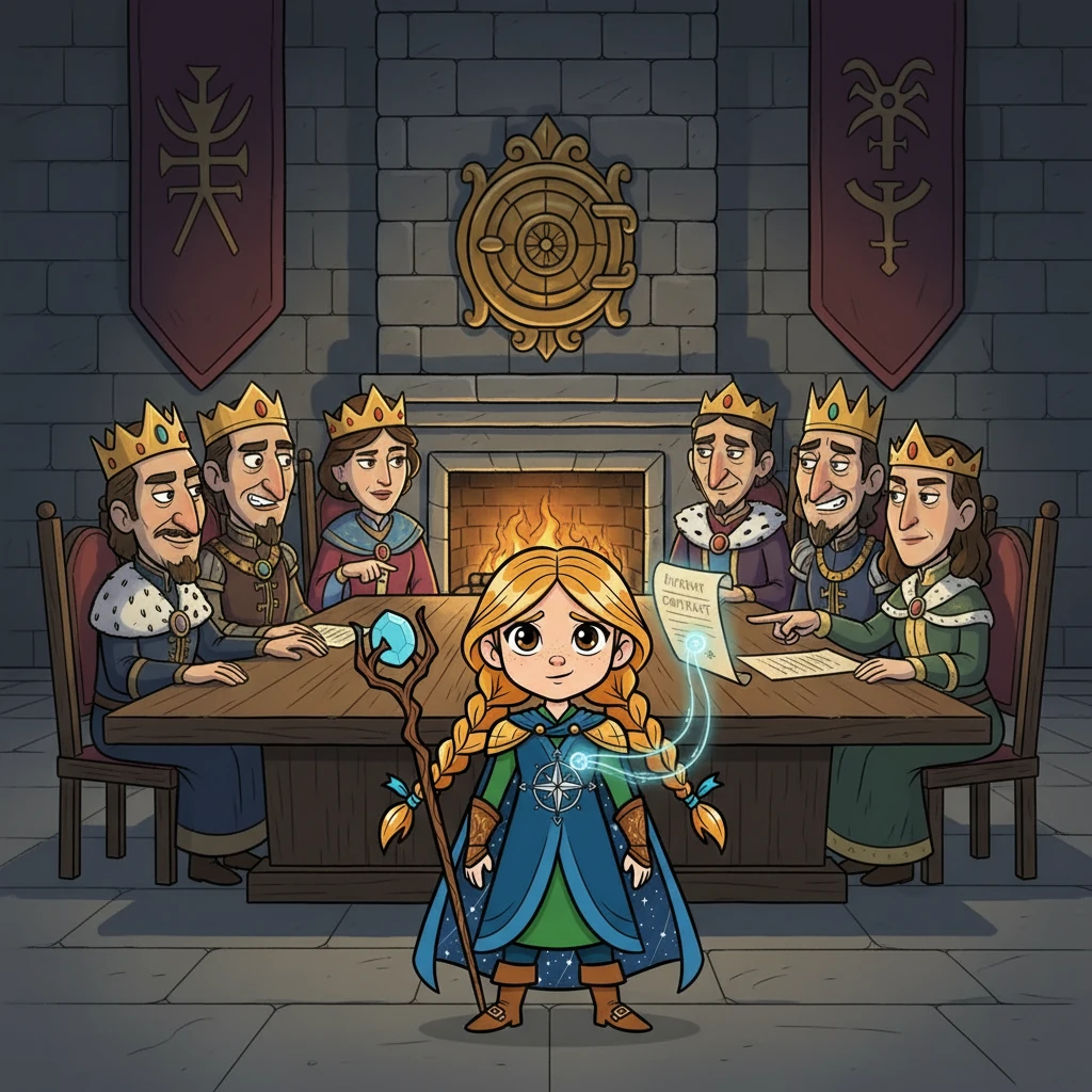Behind closed doors, the royal family met with Elara, their faces etched with a familiar mixture of greed and contempt. They reminded her of the contract that bound her, the ancient magic that kept her young, and the price she paid for the kingdom's protection. The weight of their demands settled heavily upon her shoulders.