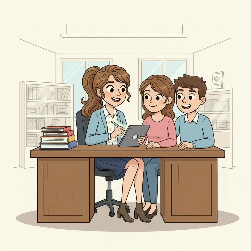 Ensuite, elle explora la gestion des baux. L'application lui permit de créer et de signer un nouveau contrat de location numérique avec un jeune couple souriant. Le stylo virtuel glissait sur l'écran, et les documents se rangeaient automatiquement dans des dossiers bien organisés.