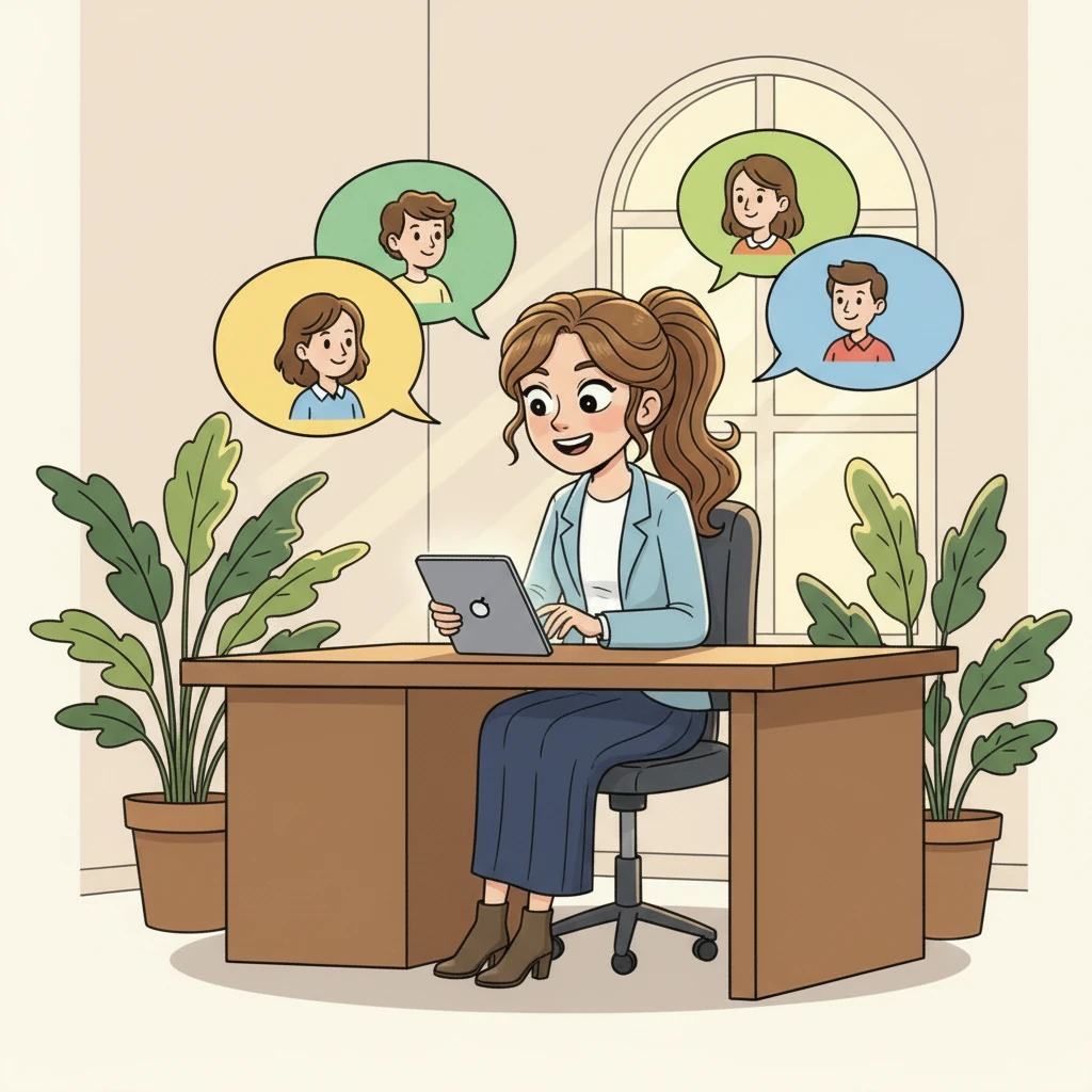 La messagerie intégrée devint son meilleur atout. Élodie put communiquer facilement avec ses locataires et ses entrepreneurs, répondant à leurs questions et organisant des interventions. Des bulles de dialogue claires et efficaces flottaient entre elle et ses interlocuteurs.