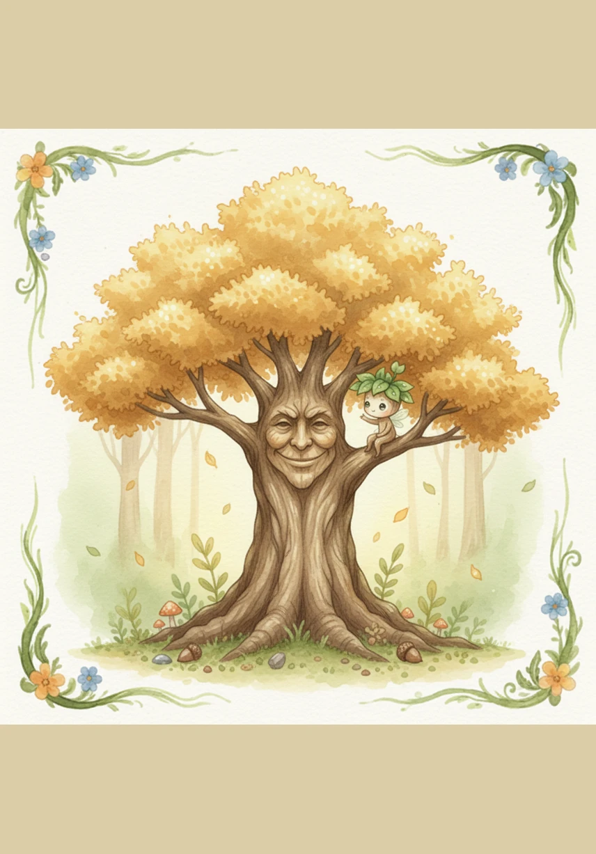 Elder Oak watched with a proud smile as Sprout danced in the gentle breeze, no longer reaching desperately for the clouds. You see, the old tree said, there is a special magic in being exactly where you are right now.