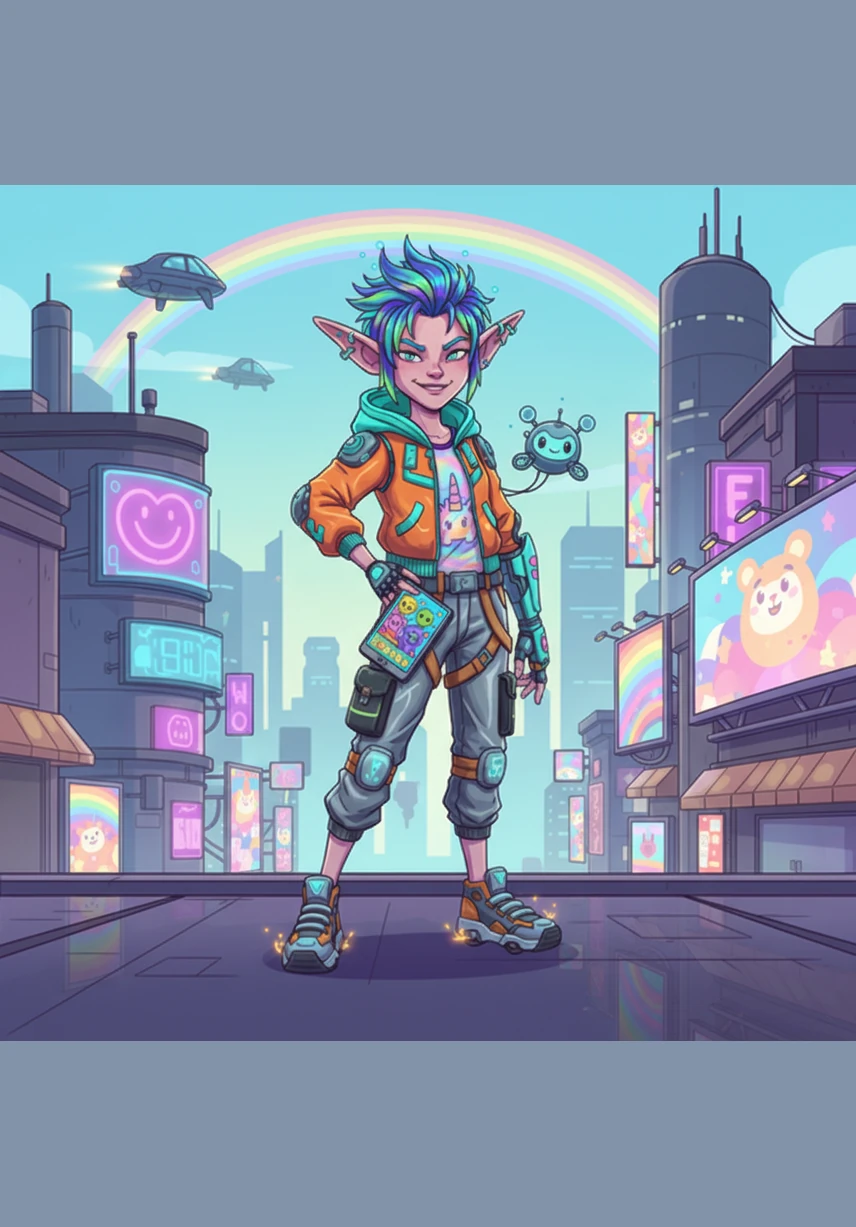 Bir gün Eflin en sevdiği unicorn oyuncağıyla oynarken, odanın ortasında aniden parlak ve sihirli bir ışık belirdi. Işığın içinden çıkan gerçek, rengarenk bir unicorn, Eflin’i büyülü bir yolculuğa davet etti.