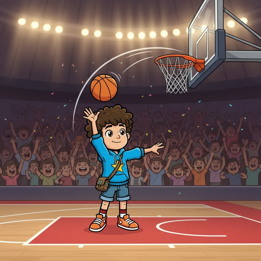 In the final moments of the scrimmage, Adam found himself on the court. He took the shot, the ball a perfect arc against the lights. Swish. The crowd erupted, but Adam knew the real victory had been won in the silent hours, alone with the ball and his own resolve.