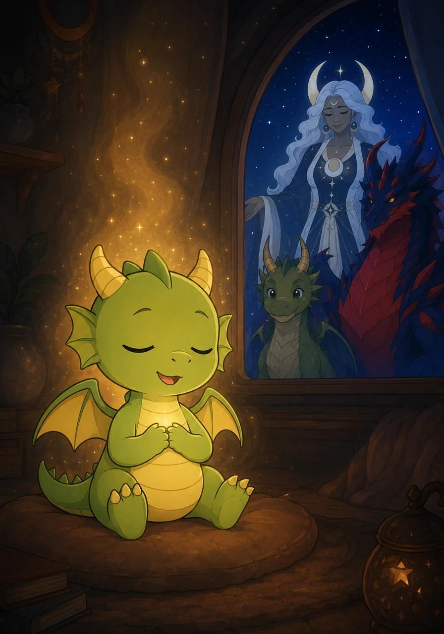 Now, whenever the night feels a little too dark or scary, you can take a deep breath just like Nano did. Close your eyes, remember the tiny dragon, and whisper to yourself that you have your own magical sparks inside to light up any shadow.
