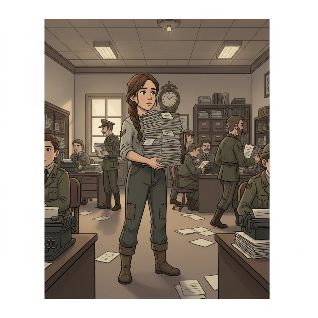 Intrigued by the unexpected proposal, and curious about this new experience, Bay agreed to consider it. The military required numerous documents for the marriage, sending her on a quest. She secured the necessary papers more out of curiosity than genuine romantic interest, a skeptical observer of her own life's turn.