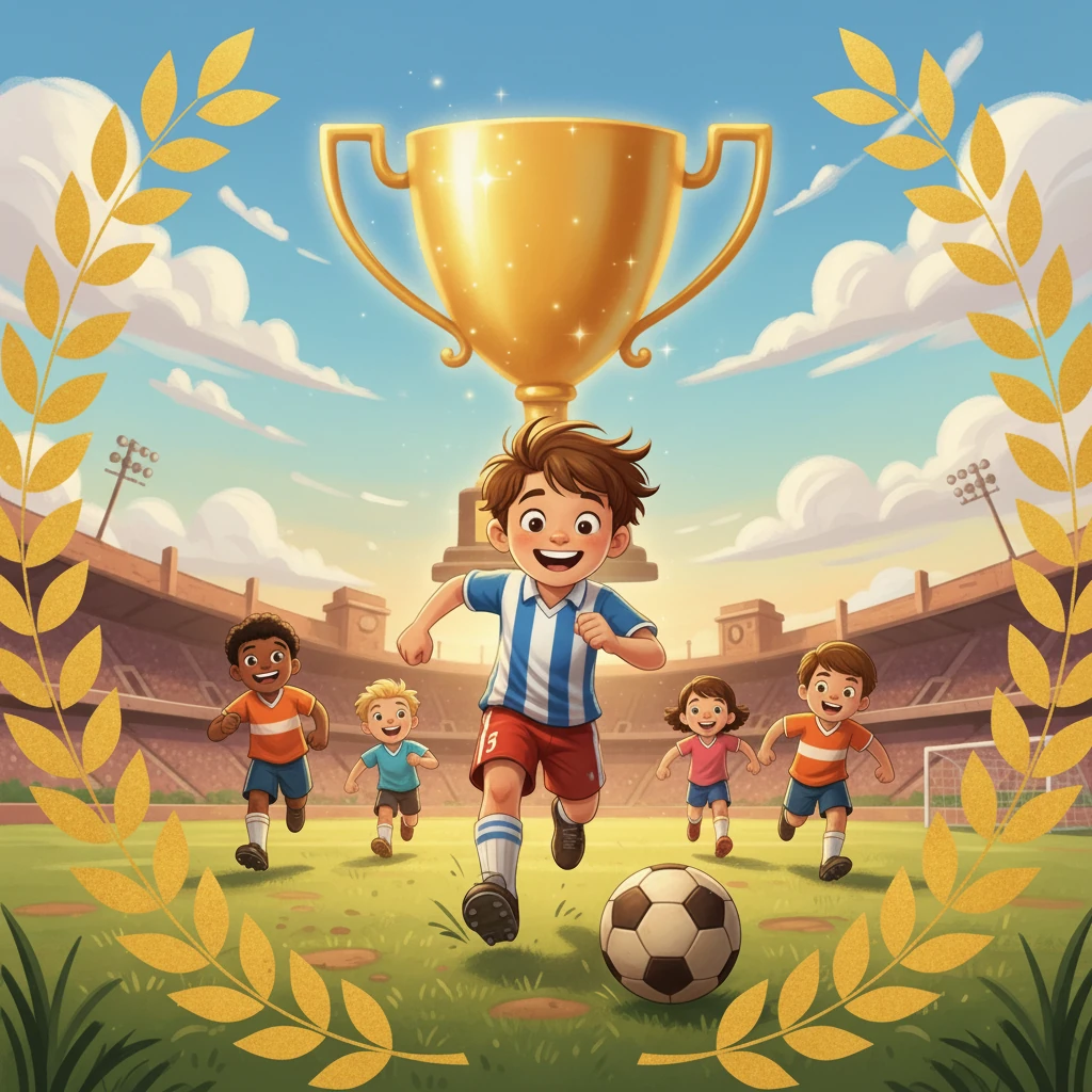 Un giorno, durante la finale, la tensione era palpabile. La squadra avversaria era forte, ma Luka e i suoi amici non si arresero. Con coraggio e determinazione, giocarono con il cuore, supportandosi a vicenda.