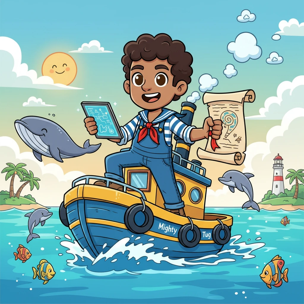 Sailor Sam and the Sea-Smart Tablet - adventure