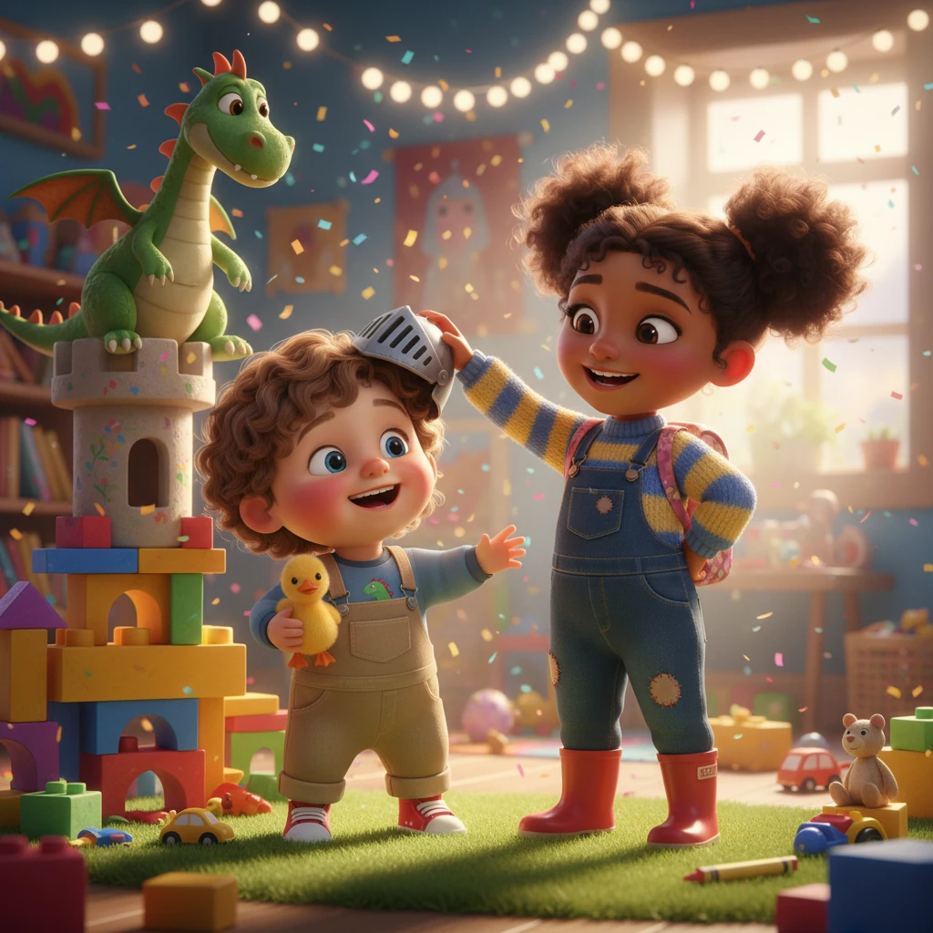 Hoor and Mariam's Playful Day by mahmoud haggag