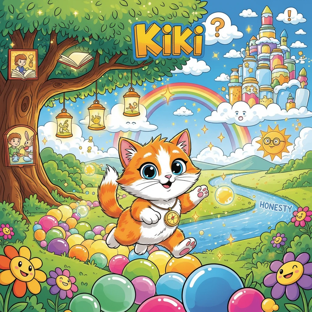 Kejujuran Kiki si Kucing Kecil - Moral education