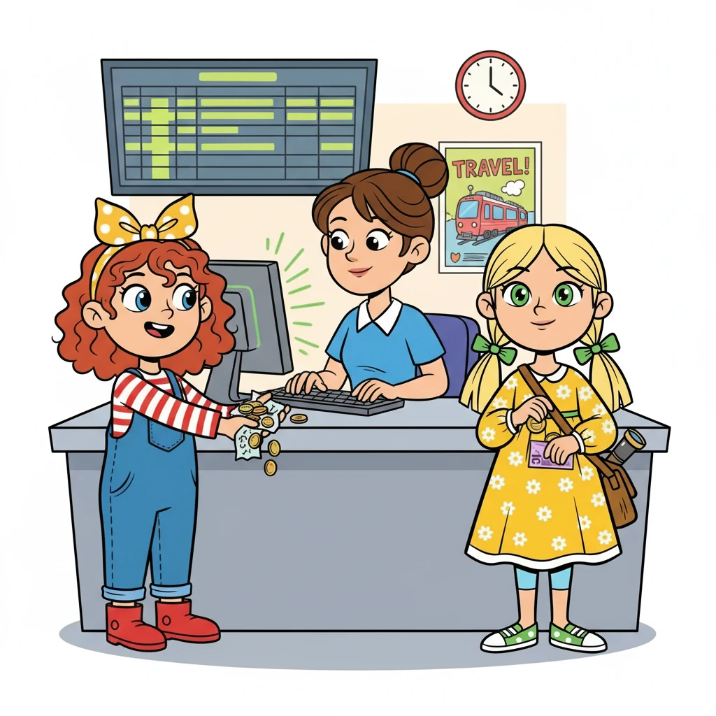 "Quanto costa il biglietto?" domandò Agnese, mentre l'impiegata digitava qualcosa al computer. La donna rispose: "Dodici euro". Le amiche tirarono fuori i soldi, emozionate.