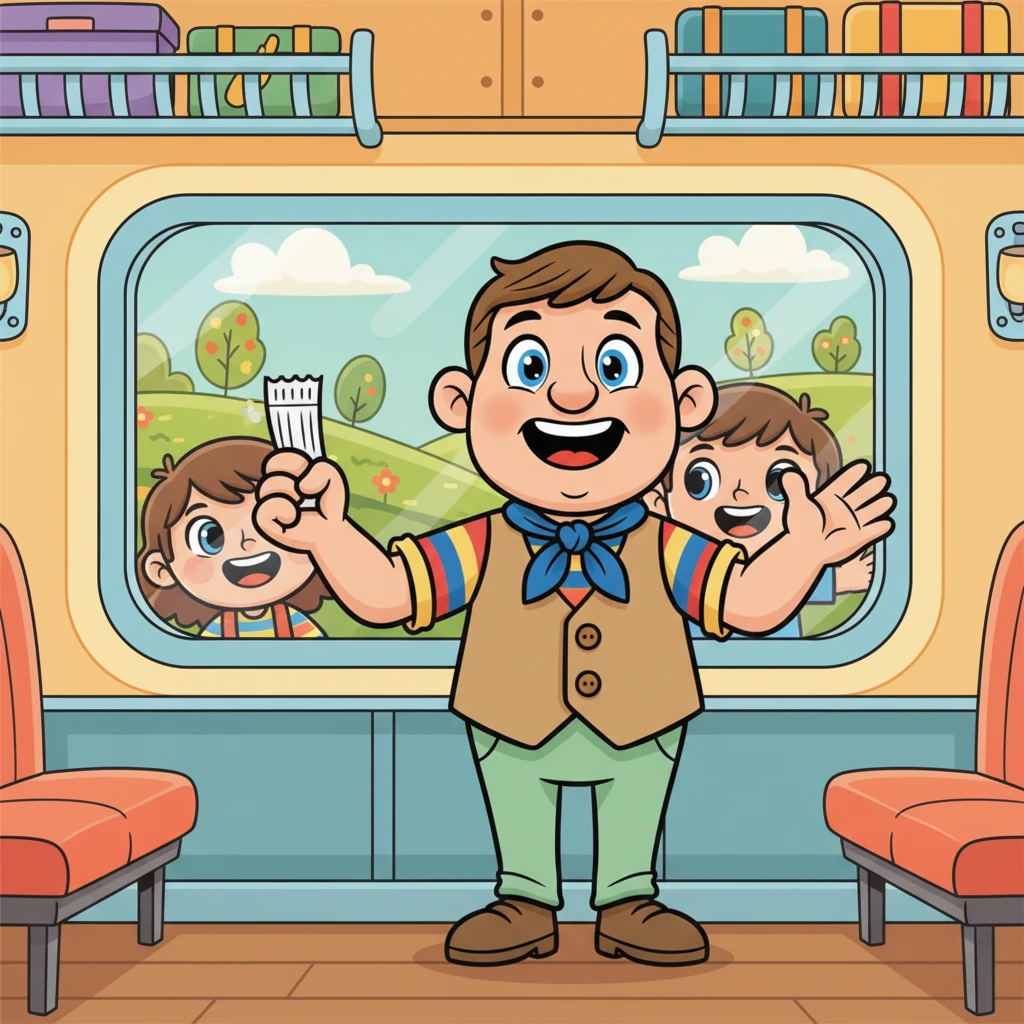 Avec un grand sourire, Monsieur Dubois accepte l'offre. Il imagine déjà ses enfants regardant le paysage défiler, leurs petits nez collés à la vitre. C'est le début d'une merveilleuse aventure familiale, tout cela grâce à un simple billet de train.