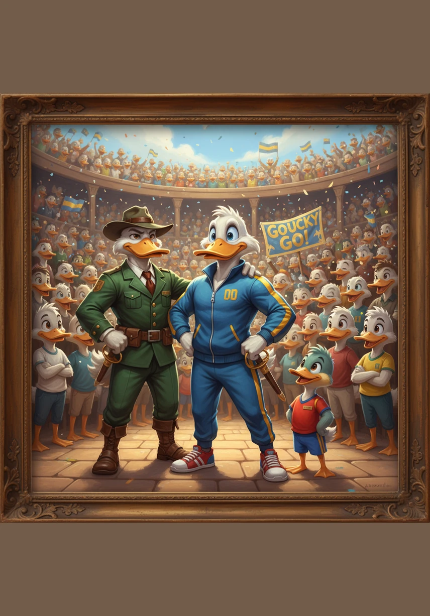 Ducky Drake sits in the front row of a stadium, decked out in team colors and cheering with all his might for the Hawks, the Browns, and the Bears. When someone mentions a Lion, he playfully covers his eyes and shakes his head with a funny, stubborn grin.