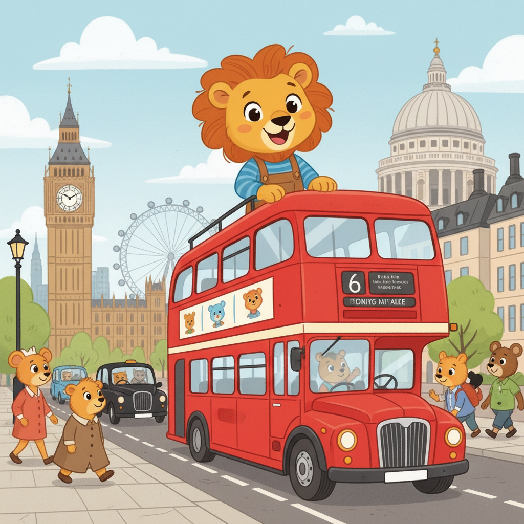 write me a book in english about london sightseein - Educational stories