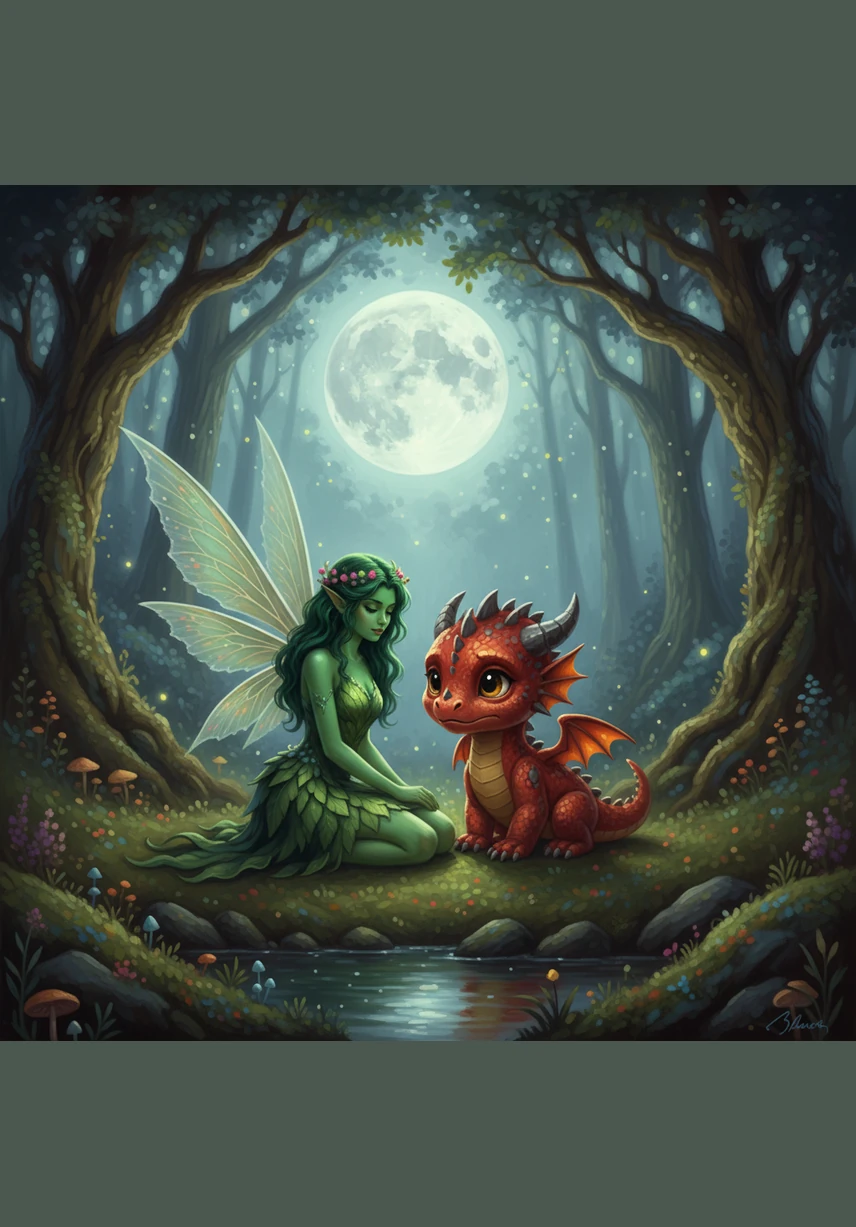 Under the silver light of a full moon, they sat together in a heavy silence, the weight of their unspoken goodbye hanging in the cool night air. They understood that their roles in each other’s lives had been fulfilled, yet the thought of a world without the other felt like a winter that would never end.