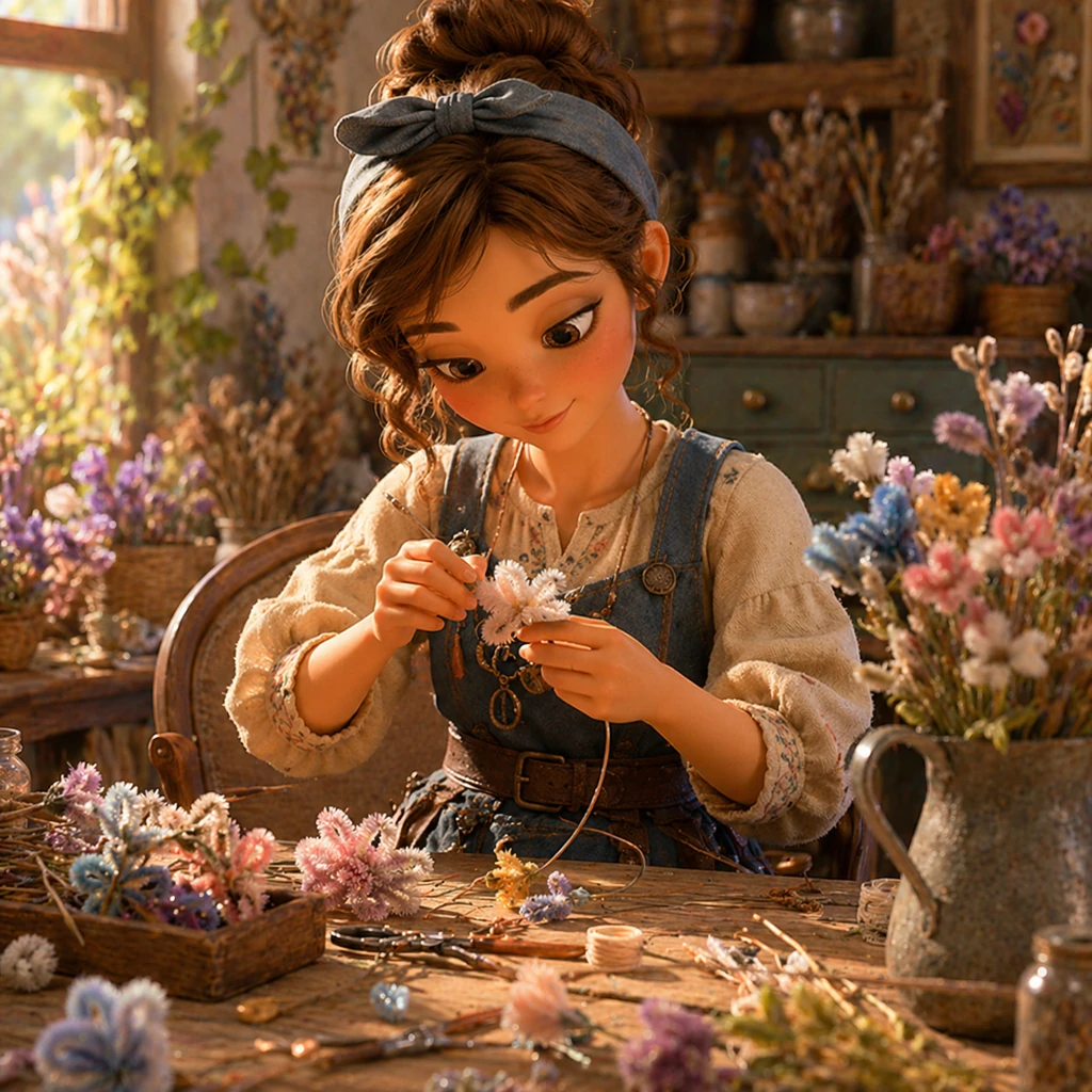 The Chenille Garden of Elara's Heart