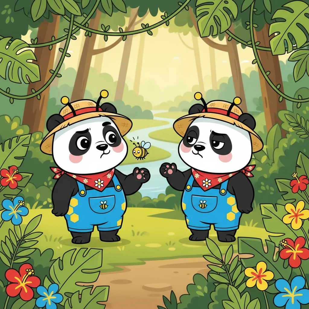 No começo, Bubu e Zizi não se entendiam muito bem. Bubu achava Zizi muito agitada, e Zizi achava Bubu muito calmo. Eles discutiam frequentemente, mas sempre acabavam se aproximando, atraídos pela beleza da selva.