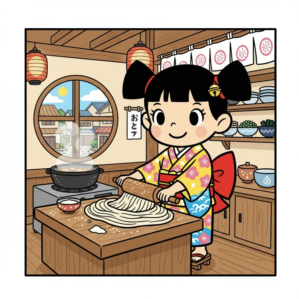 うららのうどん屋さん (Urara's Udon Shop) - friendship