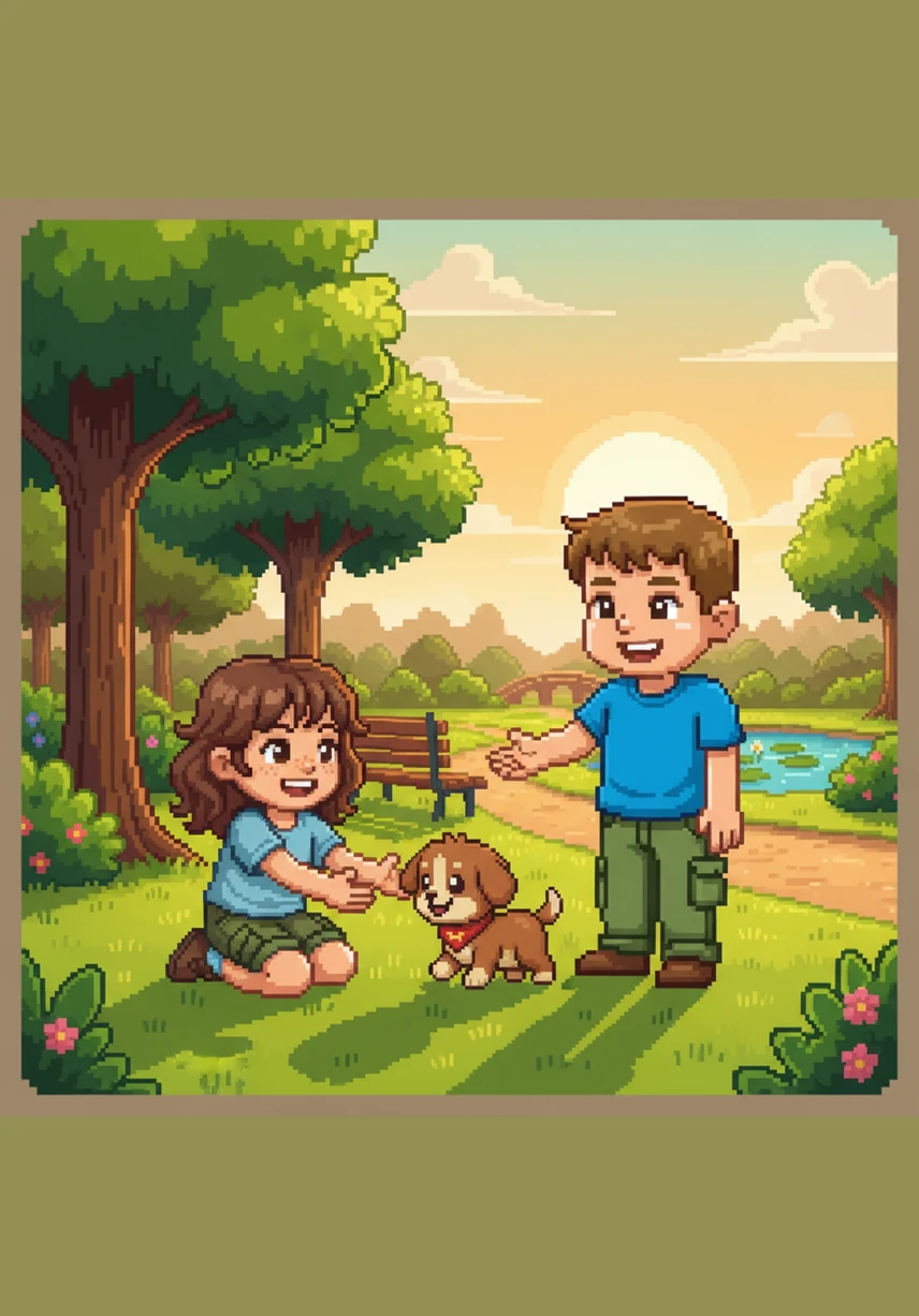 Tom reads the phone number on the poster and asks a friendly gardener for help. The kind gardener lets Tom use his phone to call the worried owner. A girl's voice answers and sounds very excited to hear the news.