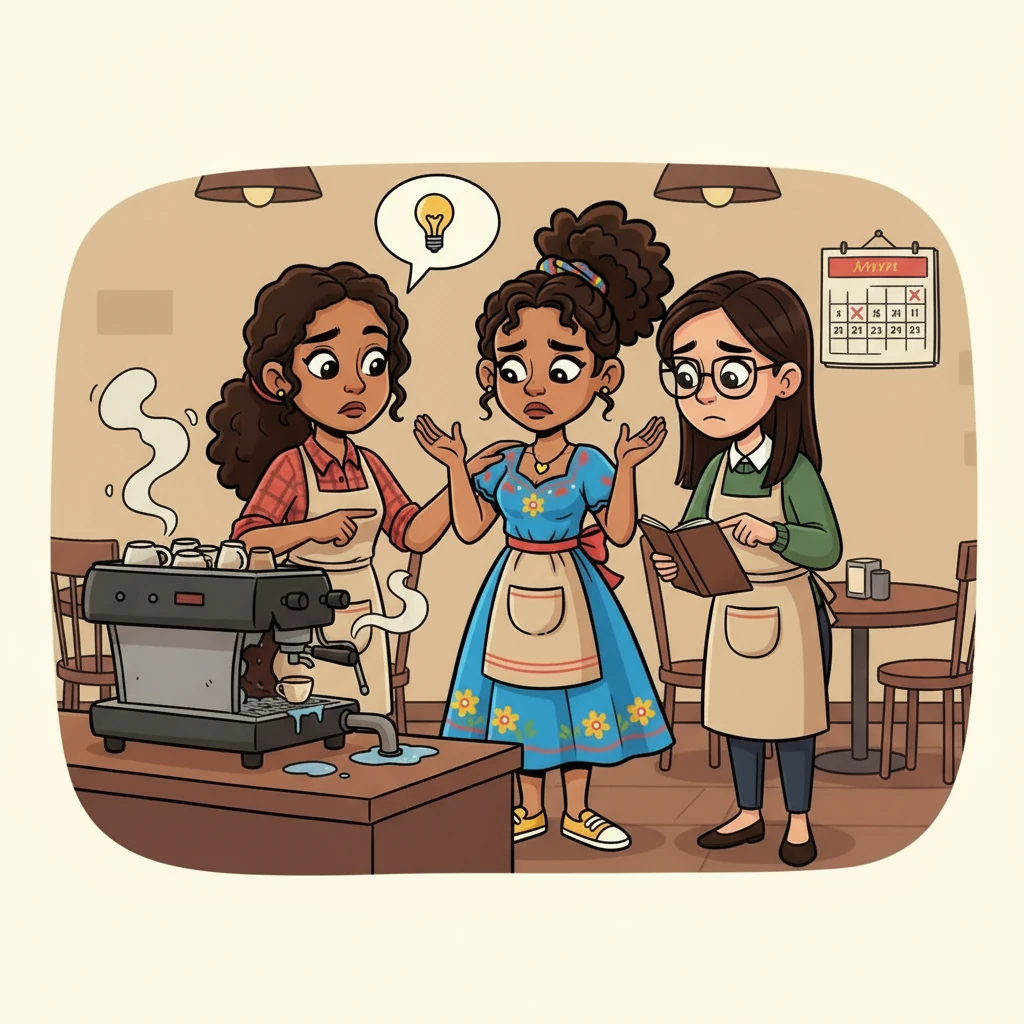 El negocio no siempre fue fácil. Hubo momentos de frustración, como cuando una máquina de café se averió o cuando las ventas no eran las esperadas. Pero en esos momentos, el trabajo en equipo y la amistad de Taliana, Yeissi y María se fortalecían. Se apoyaban, se animaban y encontraban soluciones juntas.