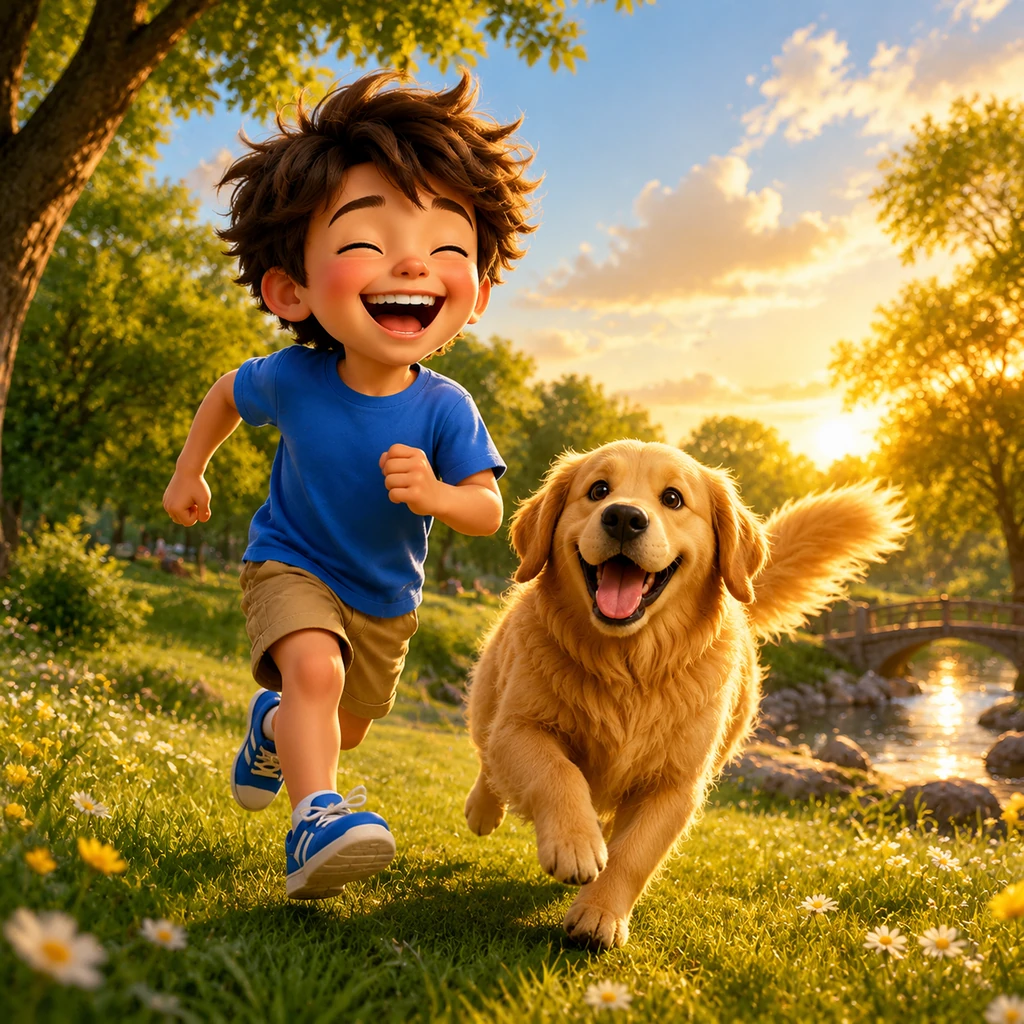 Leo and Barnaby's Golden Summer - friendship