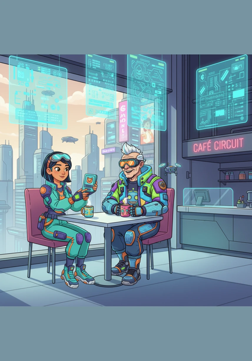 Saat jam istirahat tiba, Maya berkumpul bersama rekan-rekan kerjanya di ruang istirahat sambil menikmati bekal makan siang tradisional yang dibawa dari rumah. Mereka berbagi tawa dan cerita ringan, mempererat persahabatan di tengah dinamika dunia perbankan yang penuh tantangan.