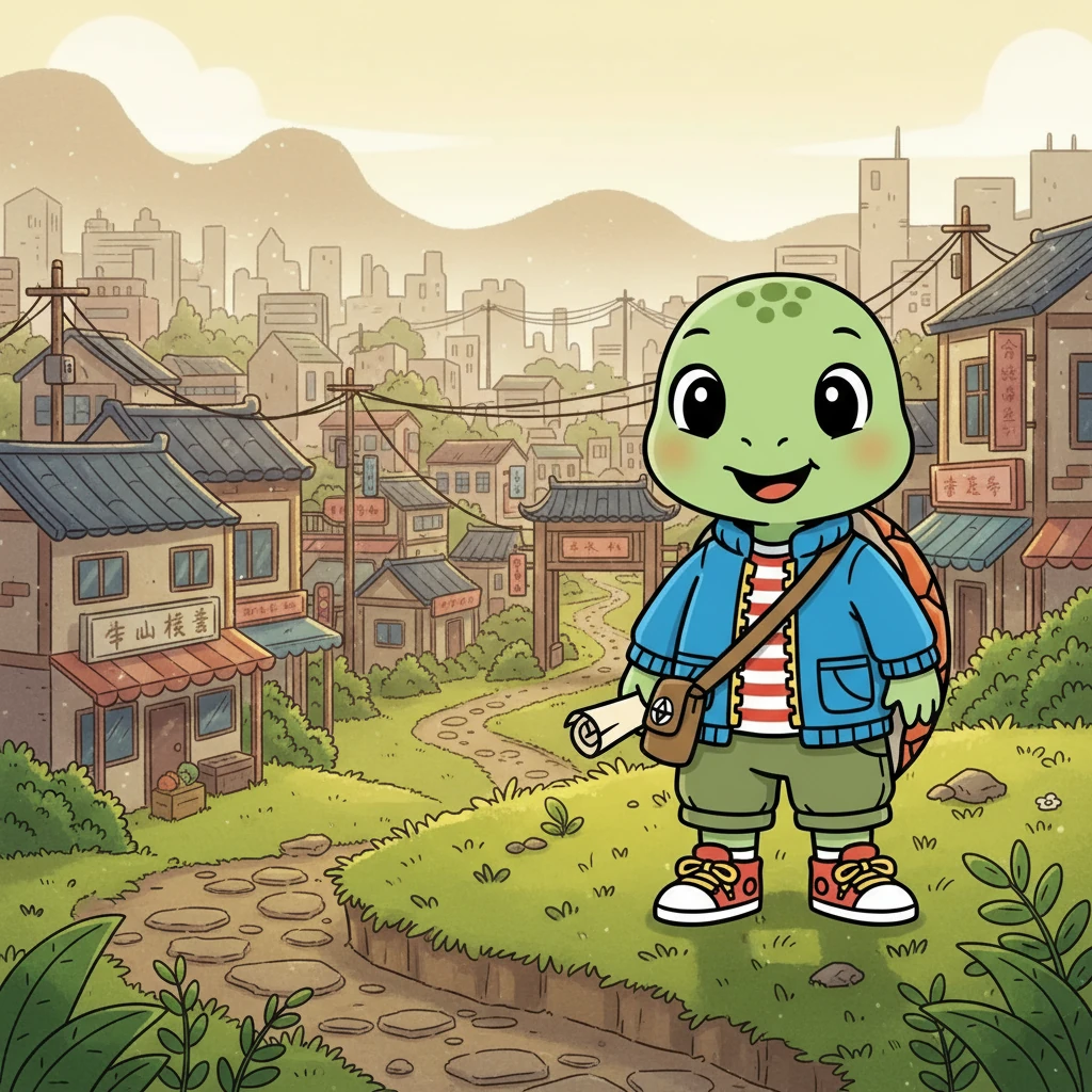 小乌龟找爸爸的故事 - 冒险故事