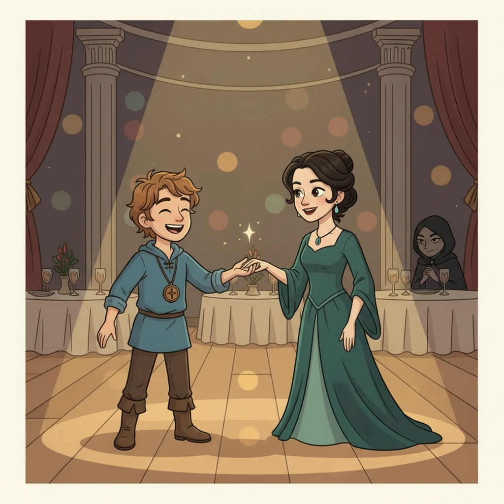 At a charity gala, Arthur meets a charming and compassionate woman named Eleanor, whose kind eyes immediately captivate him. They share a laugh, a spark of genuine connection igniting between them, a stark contrast to his past. Arthur feels his heart opening again, ready for true love.