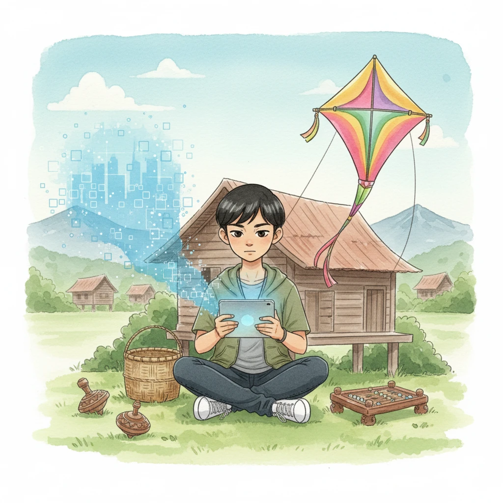 Di Antara Skrin dan Tradisi - Educational stories