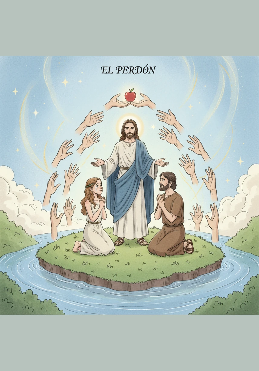 Hoy, Jesús te invita a abrirle tu corazón para ser su amigo y caminar siempre bajo su luz. Él nos ofrece su perdón y una vida nueva llena de esperanza, recordándonos que su amor por nosotros no tiene fin.