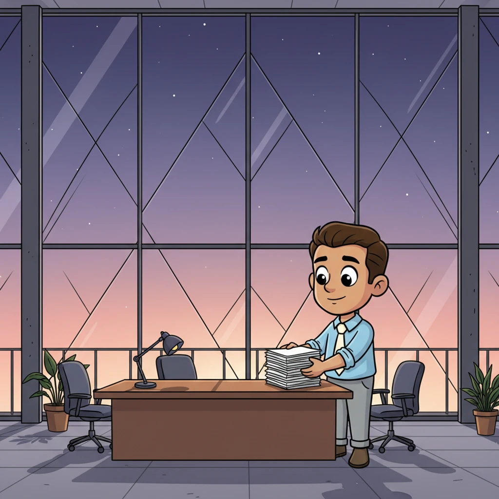 His world became the office, a towering building of steel and glass where he sought refuge. Every morning, before the sun fully rose, Leo was there, a lone figure in the quiet hum of early work. He found solace in the predictable rhythm of tasks.
