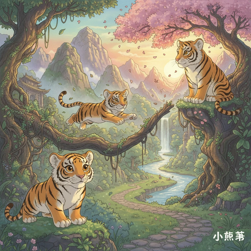 小老虎的成长故事 - Animal stories