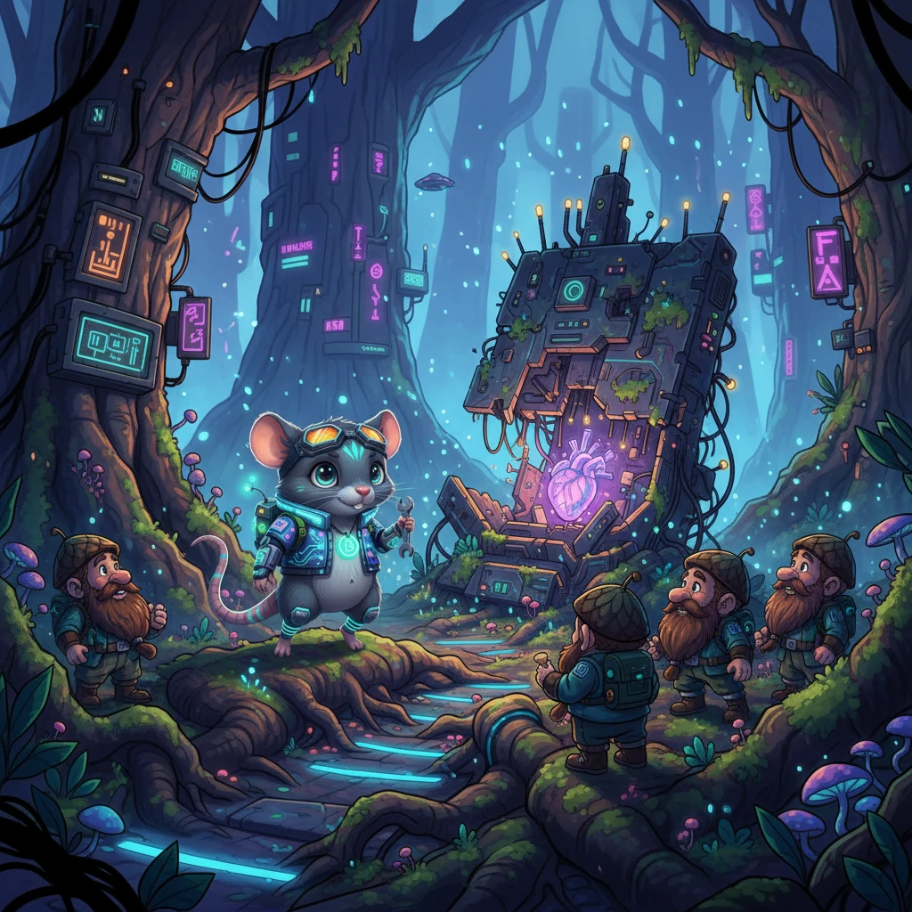 Barnaby and the Moss-Beard Dwarfs - fairy-tale