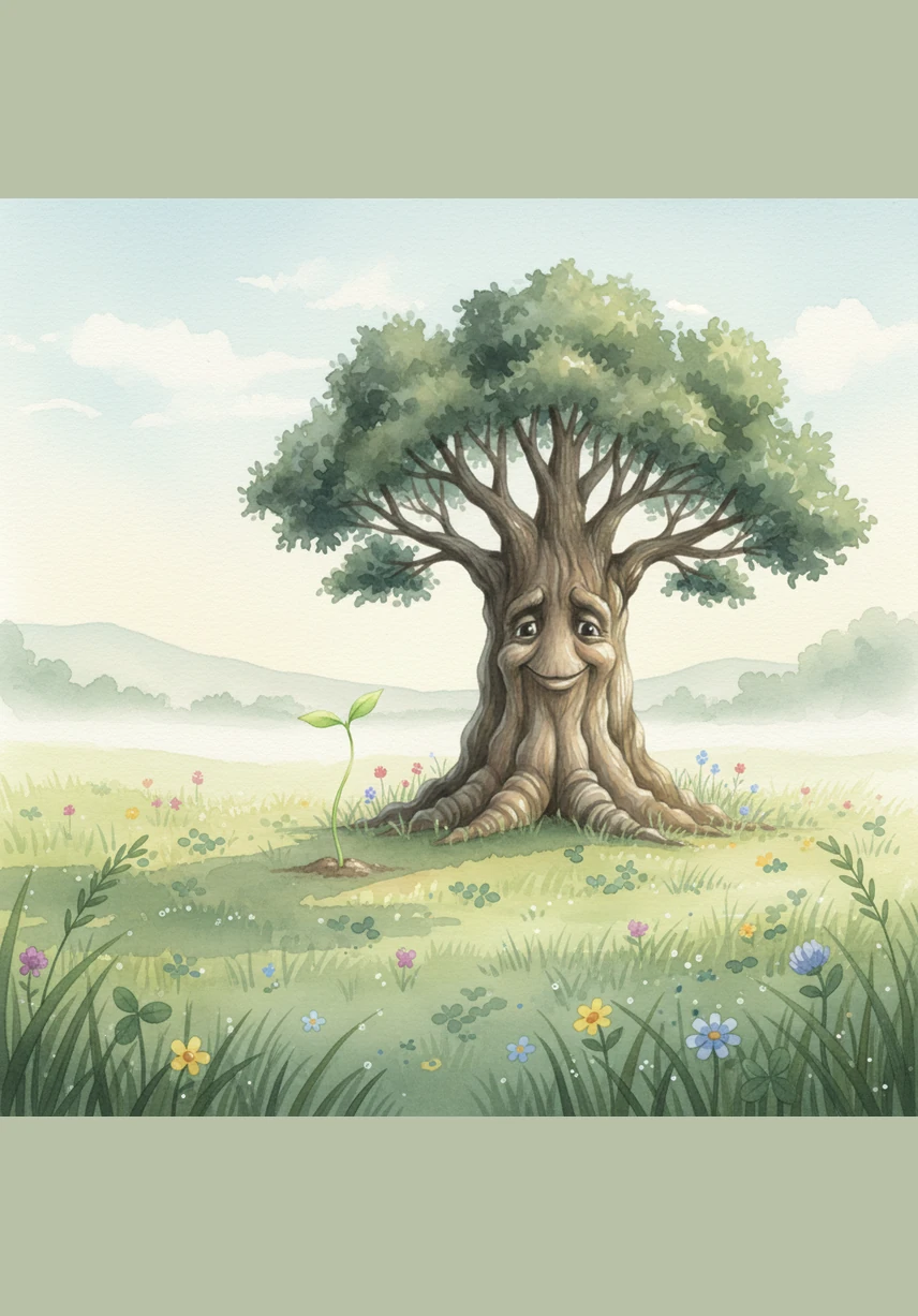 Every morning, Pip watches the golden sunlight hit the highest branches of the Great Oak first. He sighs, wishing he could reach the sky and see what lay beyond the tall grass and the colorful wildflowers.