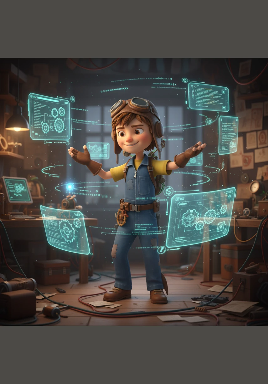 The room is filled with the soft light of success as Leo dances his hands through the air, manipulating data like a conductor leading a silent symphony. He has transformed a simple Python script into a powerful bridge between the physical and digital realms.