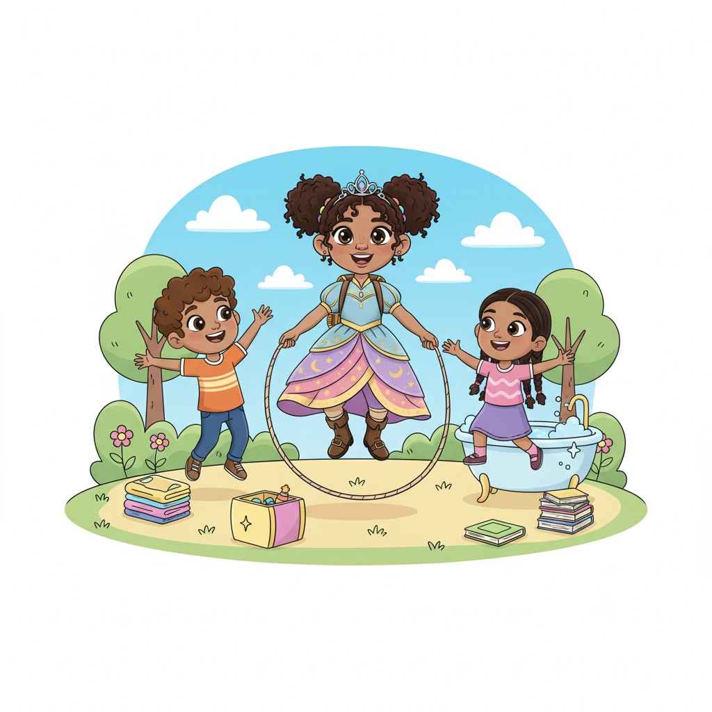 La advertencia de Olivia cala hondo en Sofía, quien se compromete a ser impecable. A partir de ese día, se baña y se viste rápidamente, y solo después de terminar todas sus responsabilidades, disfruta jugando con sus amigos, mostrando una madurez y disciplina admirables.