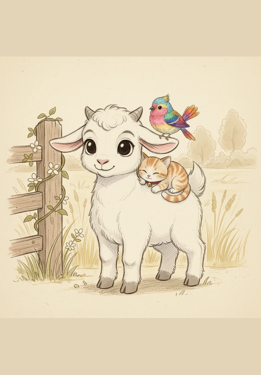 بکو نے اپنے پاس موجود ہری گھاس کا کچھ حصہ اپنی نئی دوست مانو بلی کو پیش کیا۔ دونوں نے مل کر شہر کی ٹھنڈی شام کا خوب لطف اٹھایا۔