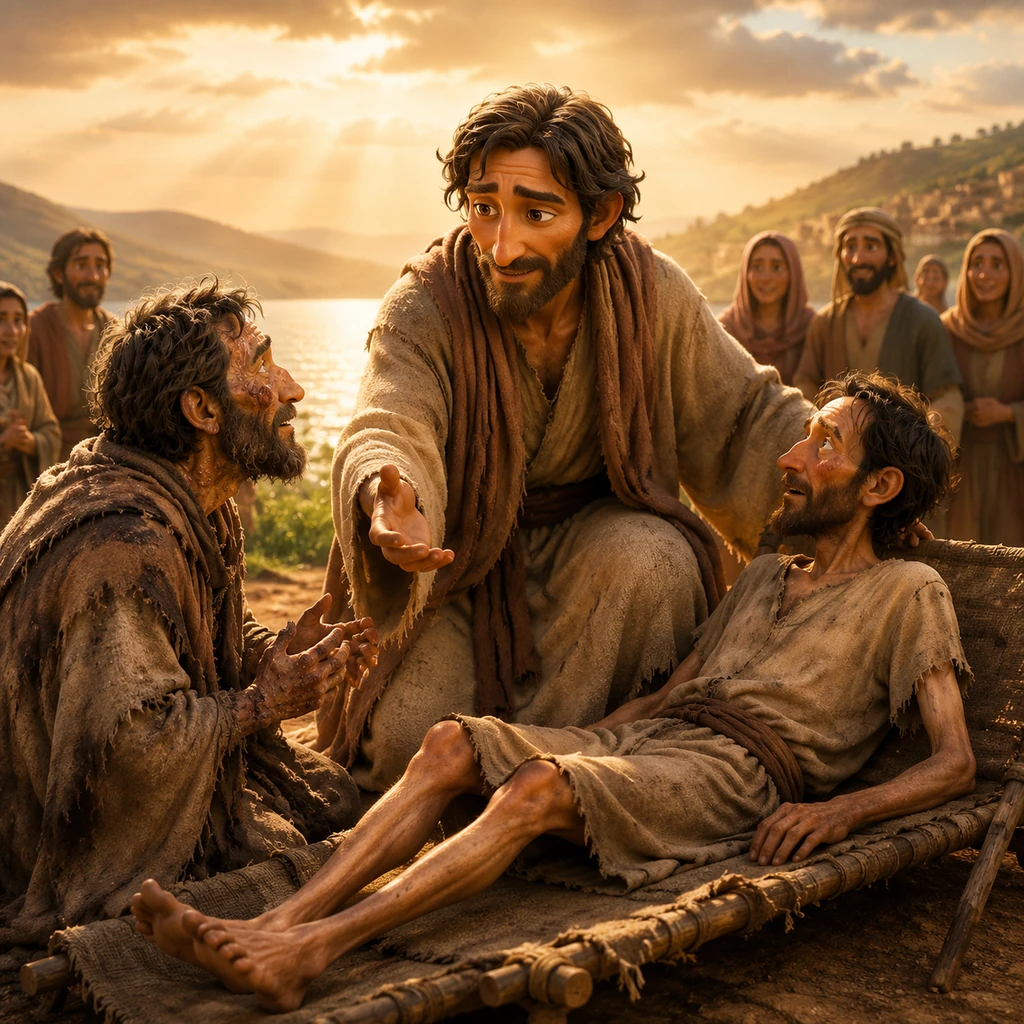O Toque de Esperança: As Curas de Jesus