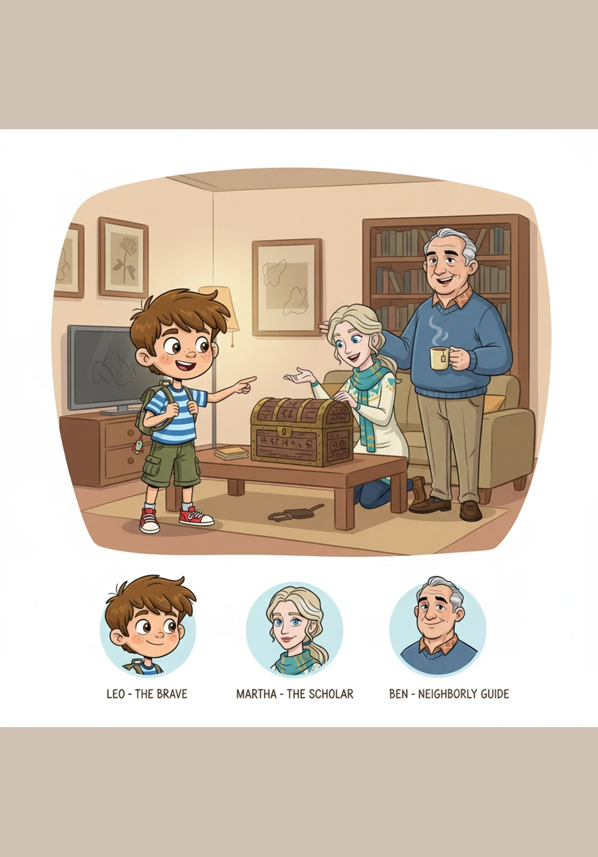 Leo möchte noch mehr über den Weg des Ballons wissen und sucht nach einer wichtigen Information im Internet. Er schaut mit seiner Mutter in die sozialen Medien, wo viele Leute Fotos von dem Ballon über dem Wald hochgeladen haben.