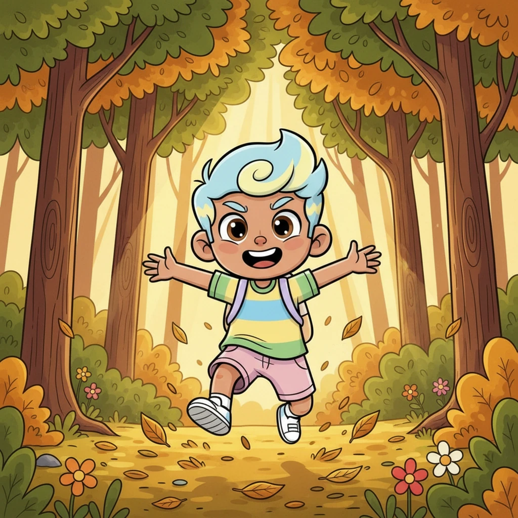 With a burst of energy, Liam raced through the sun-dappled forest, the leaves crunching under his feet. He knew Emmy, with her vast knowledge of the woods, would have the answers he desperately sought.