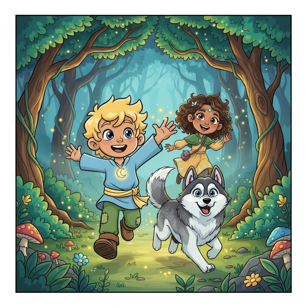 The Magic of the Whispering Forest - Adventure stories