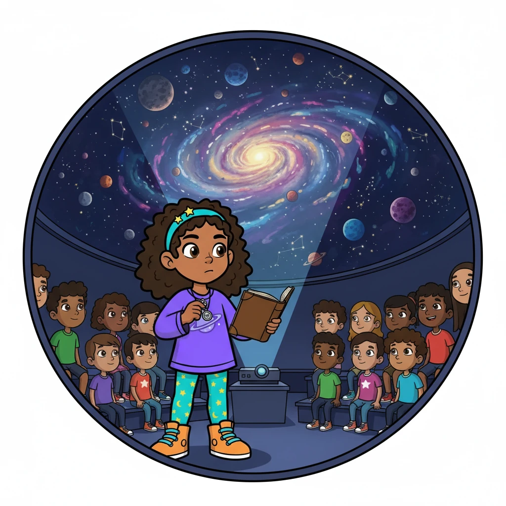 The school organized a **field trip** to the local **planetarium**. Anya, however, was only thinking about the journal. She knew this field trip might hold the key to understanding the symbols.