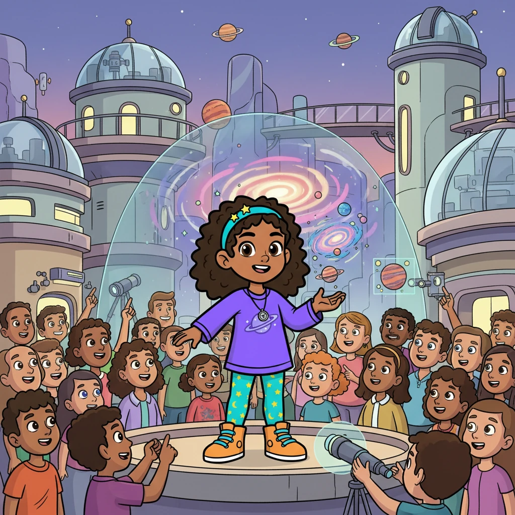 Anya shared her discovery with the world, inspiring others to embrace their curiosity and explore the universe. Her adventure had just begun.