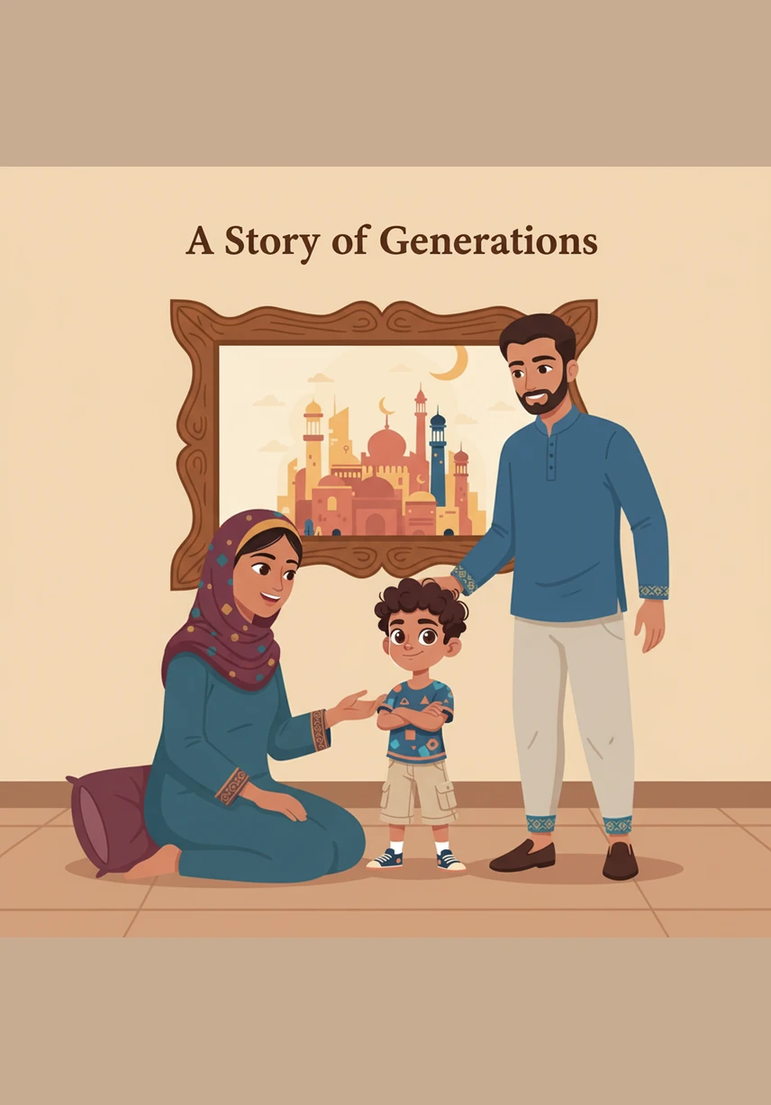 His mother smiles warmly and gives him extra dates as a special reward for being so helpful and for listening so well. The dates glisten in the light like tiny, sweet jewels, tasting better than any Omar has ever had before.