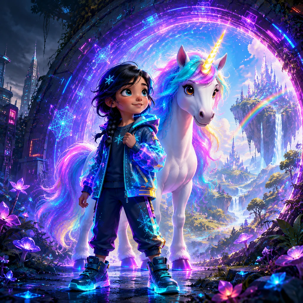 Elsa's Enchanted Journey: The Land of Unicorns - fairy-tale