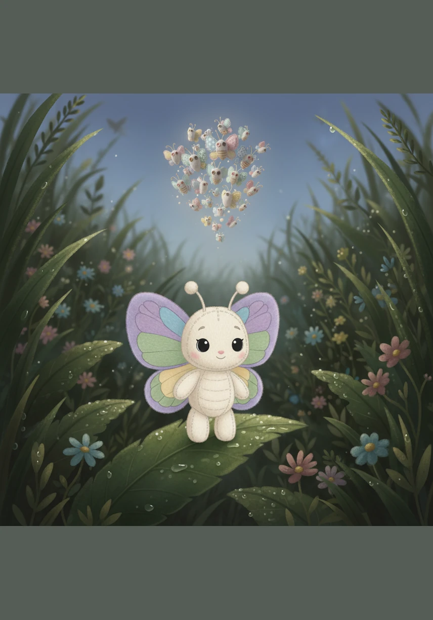 Days turned into weeks, and the other butterflies eventually stopped asking Bella to play as they flew off on their own adventures. Bella began to feel a heavy loneliness in her heart, watching the shadows of wings pass by her leaf. She felt as though she was fading into the background, becoming a forgotten part of the garden.