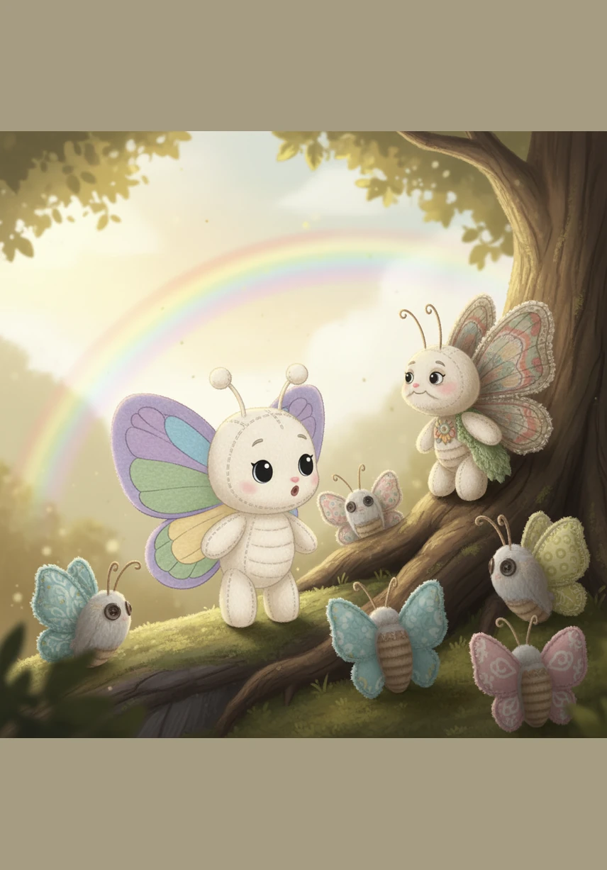 One afternoon, Bella overheard the others talking about a magnificent rainbow that had appeared across the sky. The descriptions of its brilliant, shimmering colors stirred a deep longing within her soul. She whispered to herself that she had to see it, finally finding the spark of determination she had been missing.